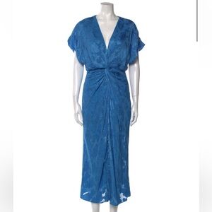 Prabal Gurung Blue Midi Dress